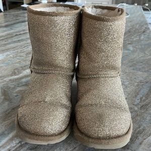 Uggs- gold glitter - girls